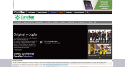 Desktop Screenshot of canalsur.es