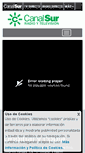 Mobile Screenshot of canalsur.es