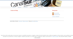 Desktop Screenshot of blogs.canalsur.es